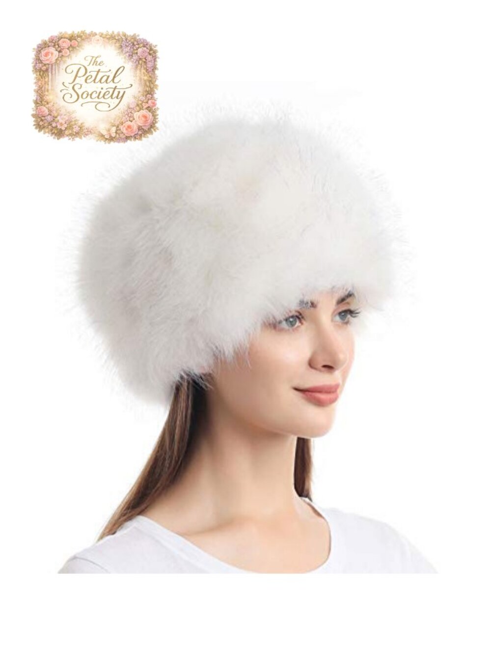 Faux Fur Russian Cossack Style Winter Hat Stretch Warm Cap